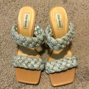 Steve Madden Kenley rhinestone sandals (heels)